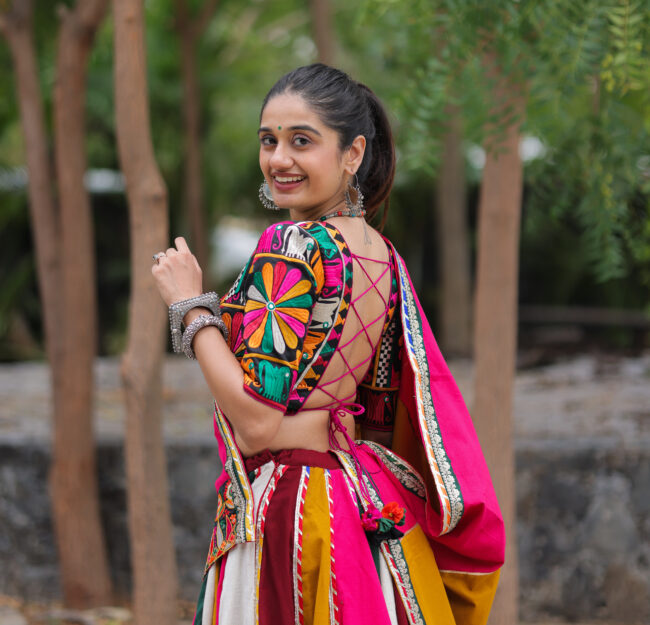 Multicolor Chaniyacholi Set