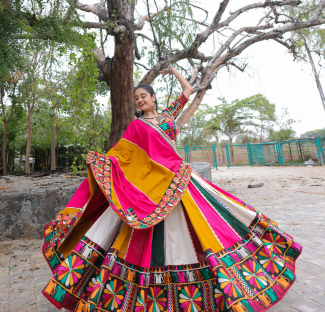 Multicolor Chaniyacholi Set