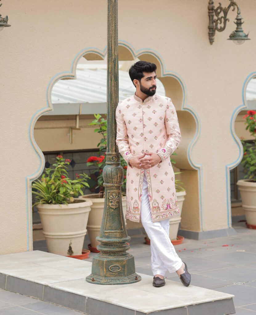 Cream Kurta Set for Men