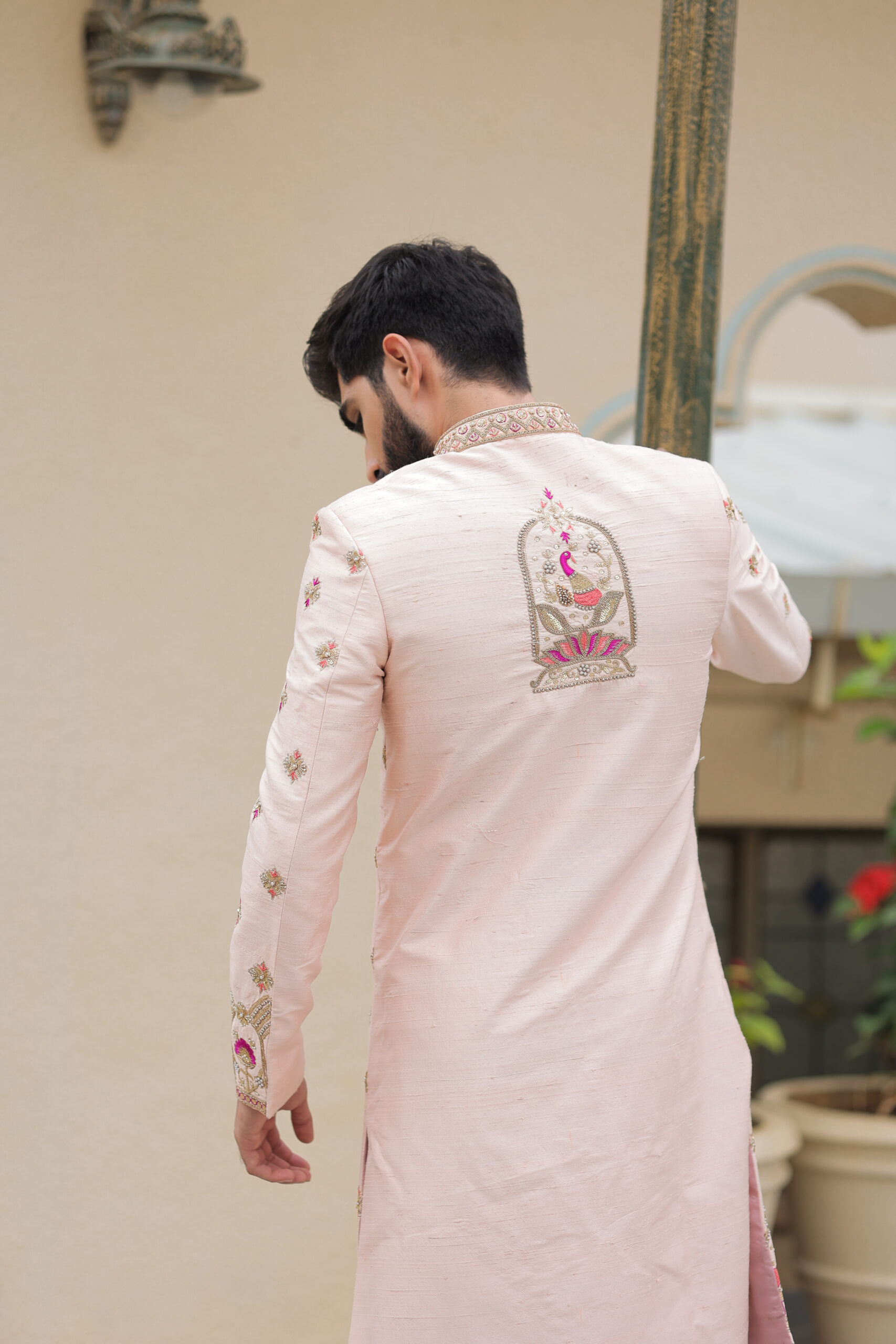 Cream Kurta Set for Men