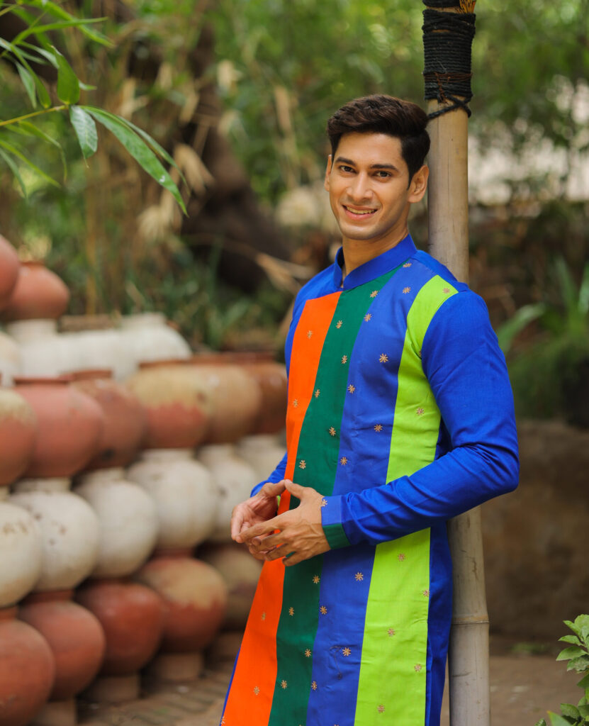 Blue Kurta Set for Men