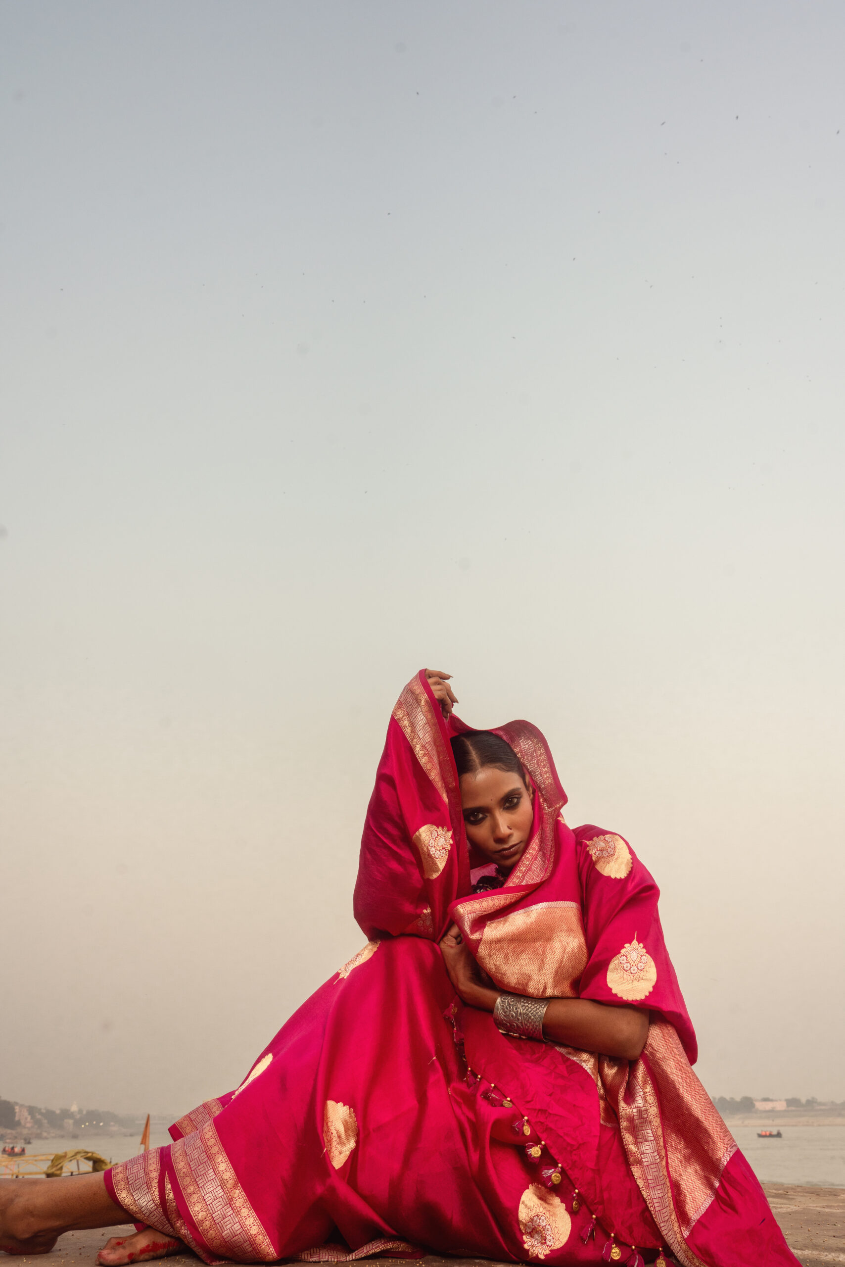 Magenta Pure Banarasi Silk Saree