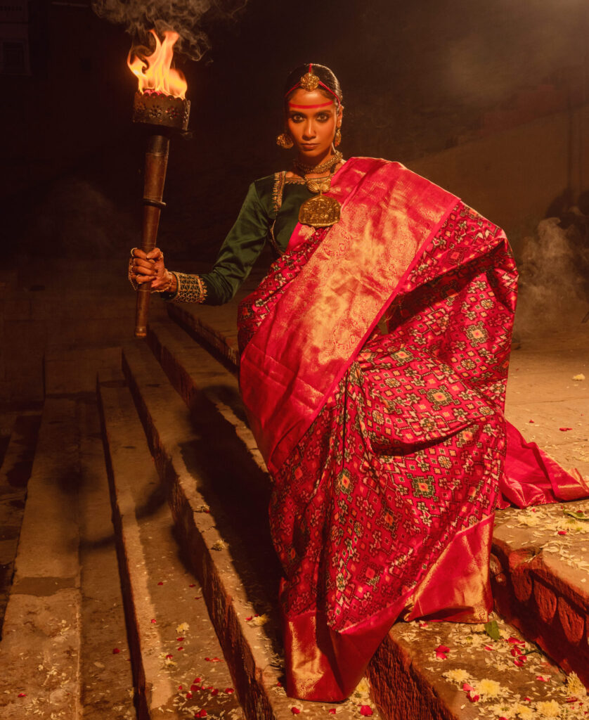 Pure Ekkat Silk Saree