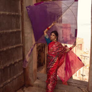 Red Pure Patola Silk Saree