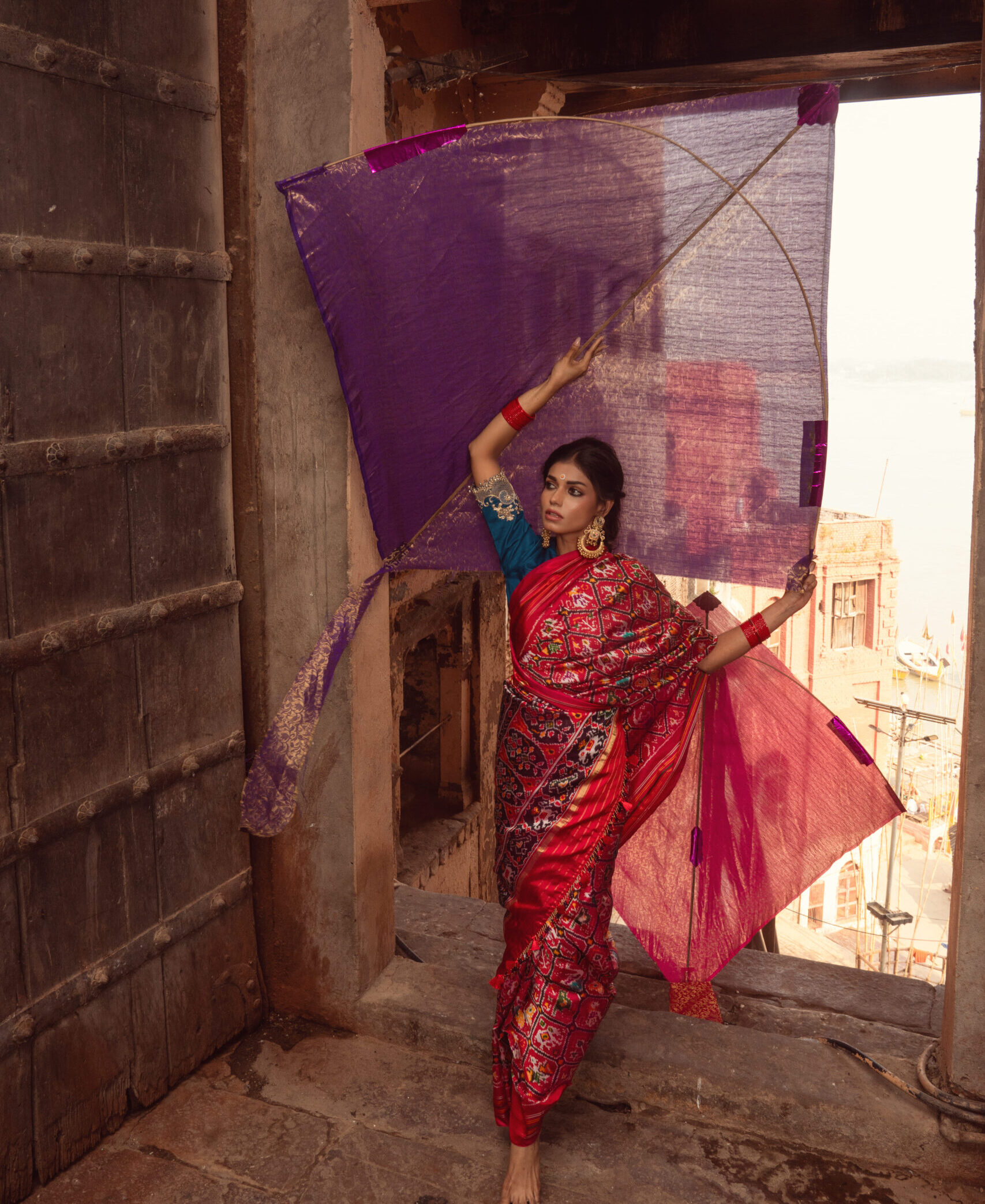 Red Pure Patola Silk Saree