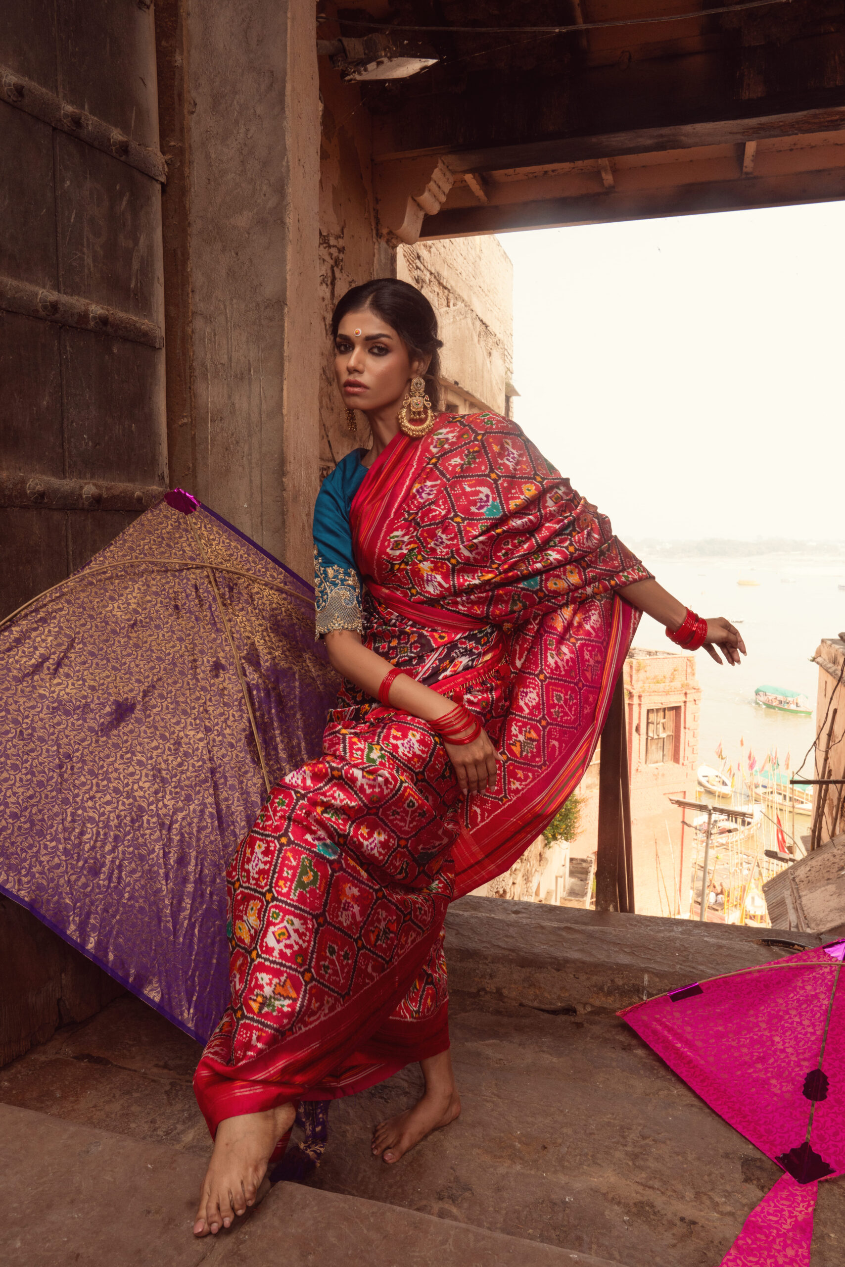 Red Pure Patola Silk Saree
