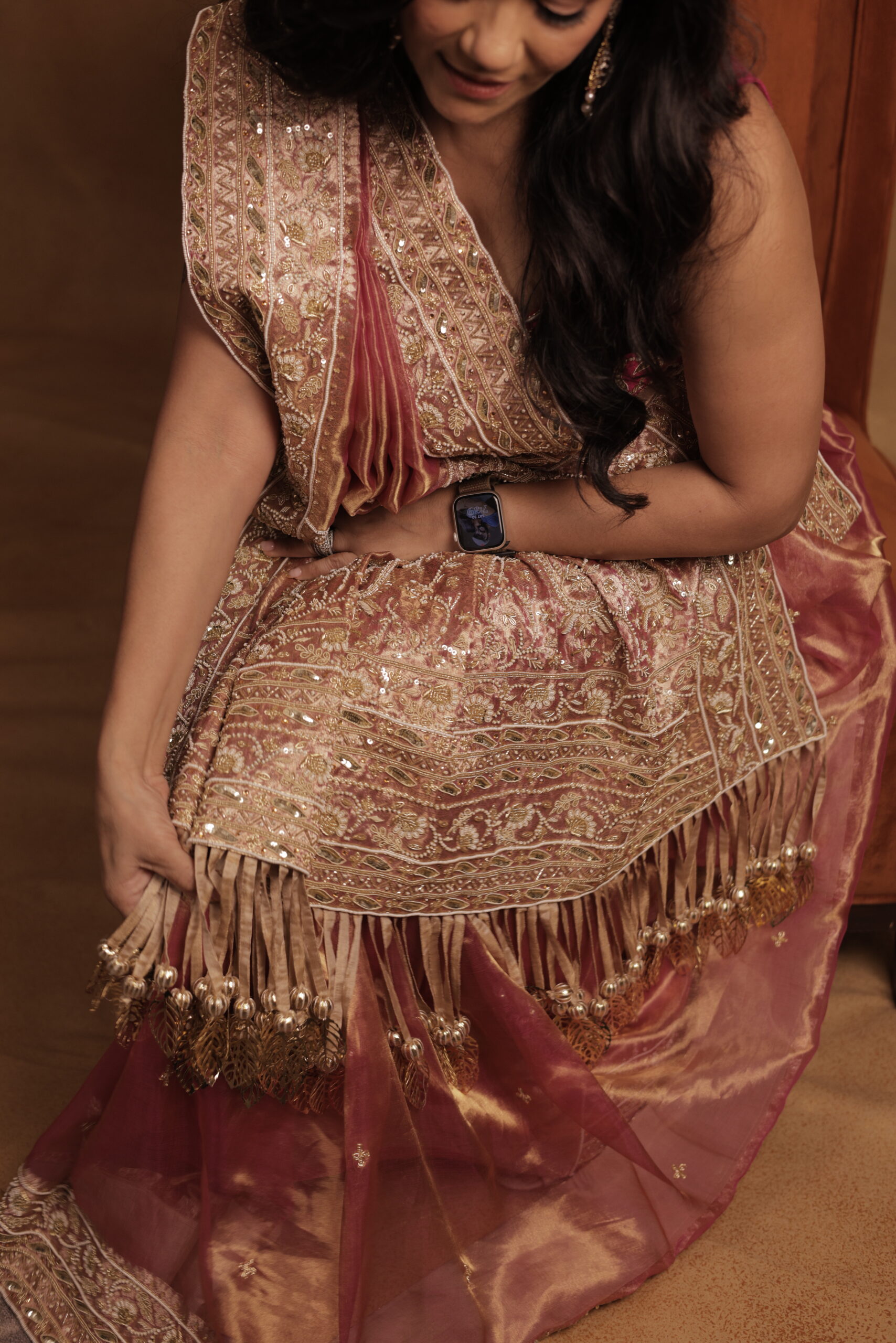 Designer Handwork Tissue Saree